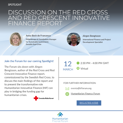 Discussion on the Red Cross and Red Crescent Innovative Finance Report